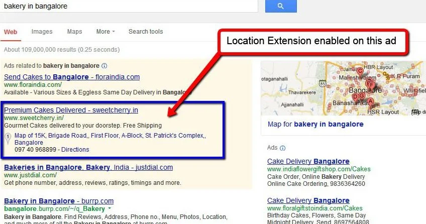Location Extension dalam Google Ads